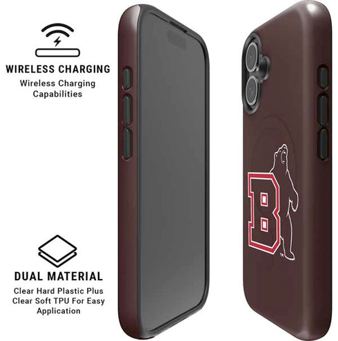 Brown University Bears Logo iPhone 16 Magsafe Impact Case